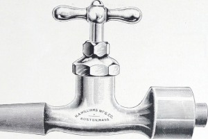 tap from plumbing catalogue in 1893